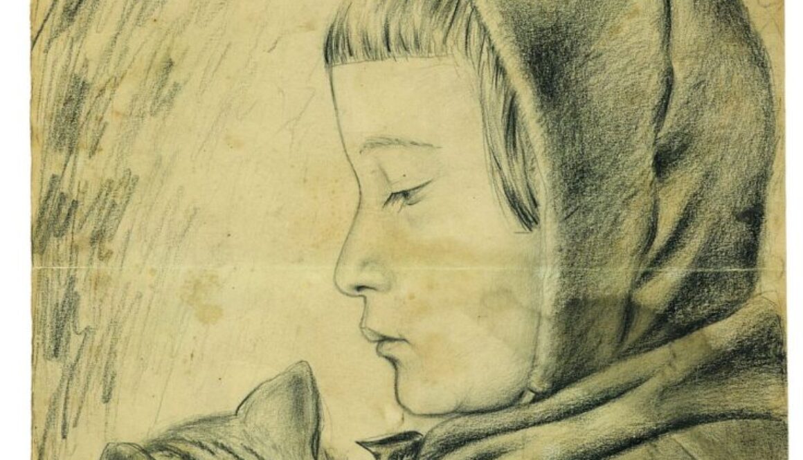 Portret siostrzenicy artysty 5-letniej Marianny Kusiny