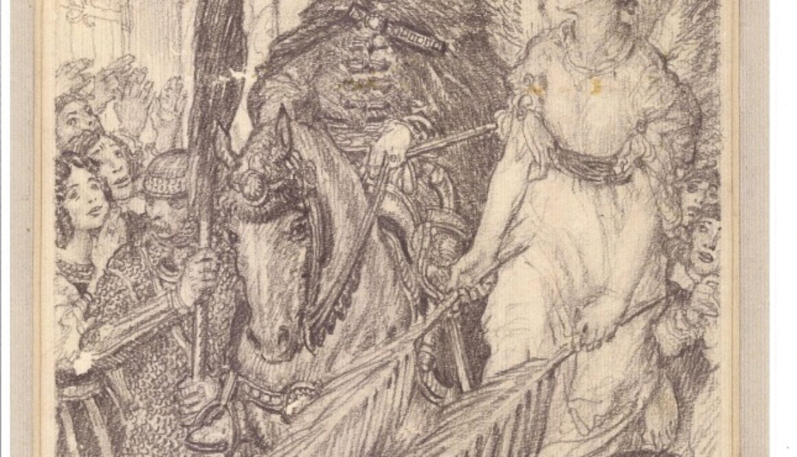 Pierwszy projekt znaczka pocztowego J. W. Mehoffera