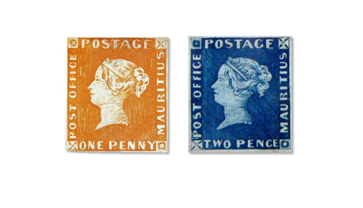 Rzadkie błędy na znaczkach pocztowych mauritius