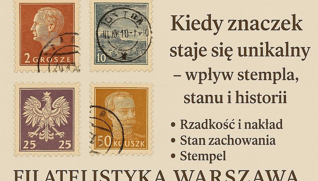 Kiedy znaczek staje się unikalny – wpływ stempla, stanu i historii