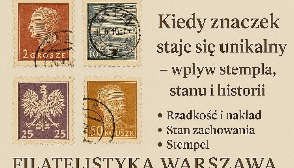 Kiedy znaczek staje się unikalny – wpływ stempla, stanu i historii