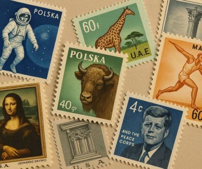Najciekawsze serie znaczków tematycznych XX wieku – od kosmosu po zwierzęta