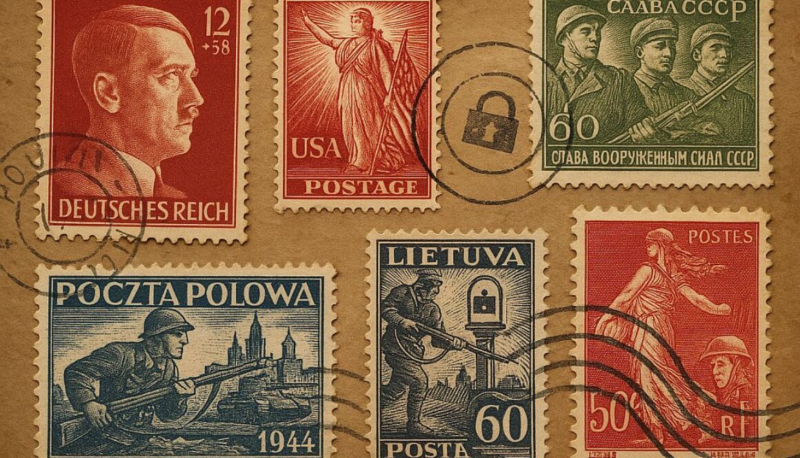 Znaczki w czasach wojen – propaganda, morale i tajne przesyłki